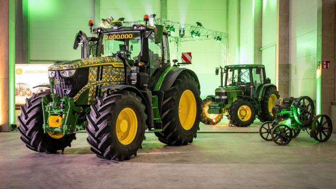 John Deere – 2 millions de tracteurs sortis de l&rsquo;usine allemande de Mannheim