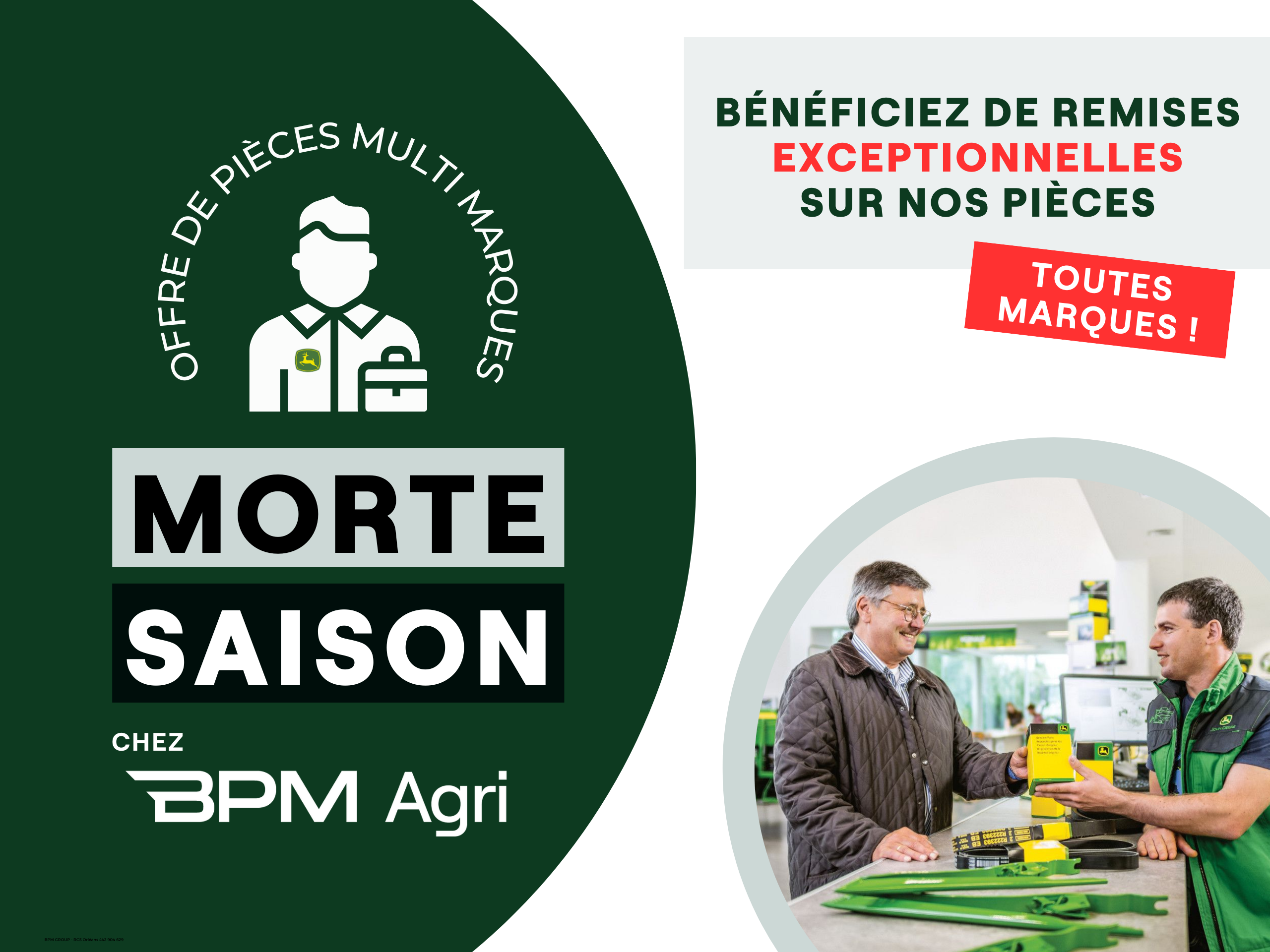 MORTE SAISON : vos pièces à prix réduits !